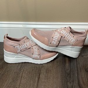 Juicy Couture Eros Studded Wedges Sneakers size 9.5